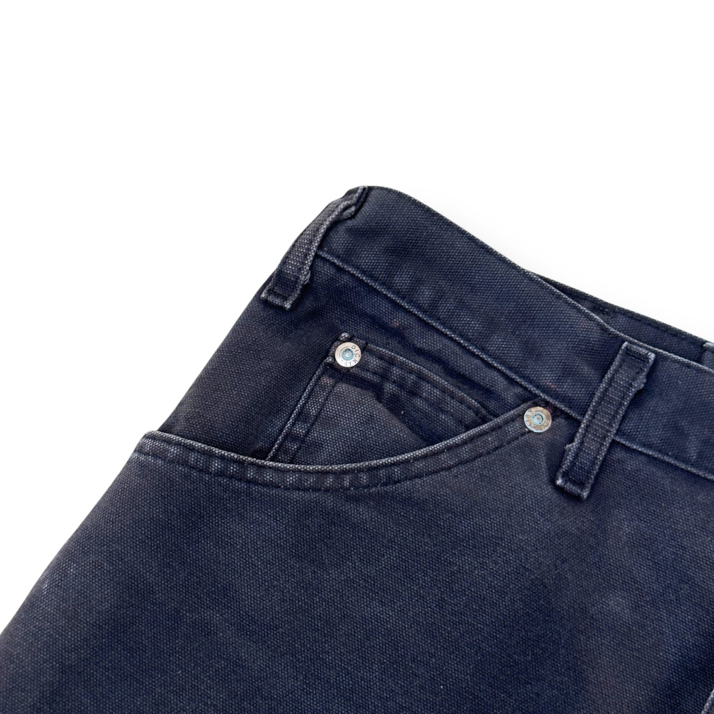 JEANIUS BAR ATELIER CARGO TROUSERS BLACK W32”