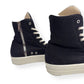 RICK OWENS DRKSHDW HIGH TOP SNEAKER BLACK / WHITE 42 / UK8