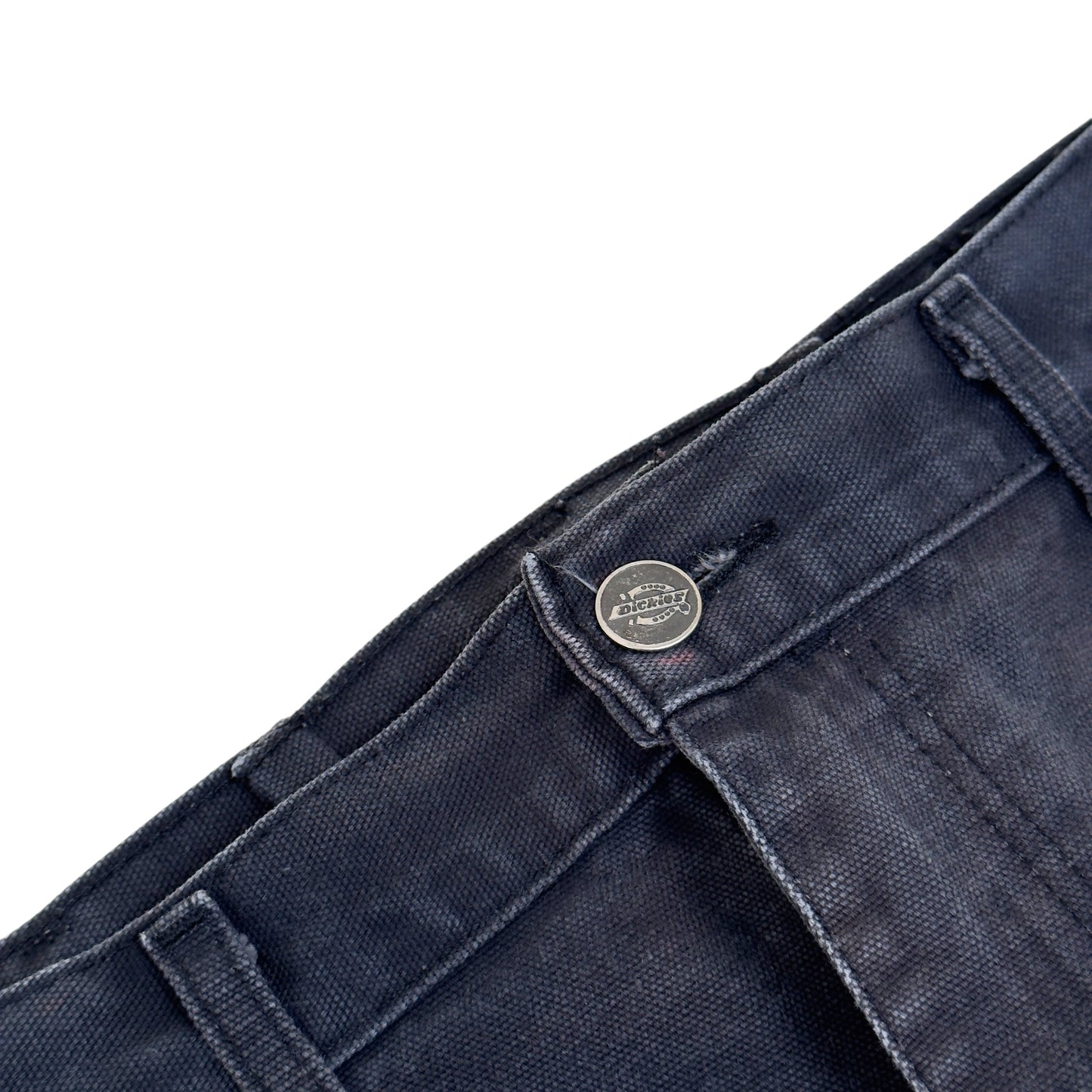 JEANIUS BAR ATELIER CARGO TROUSERS BLACK W32”