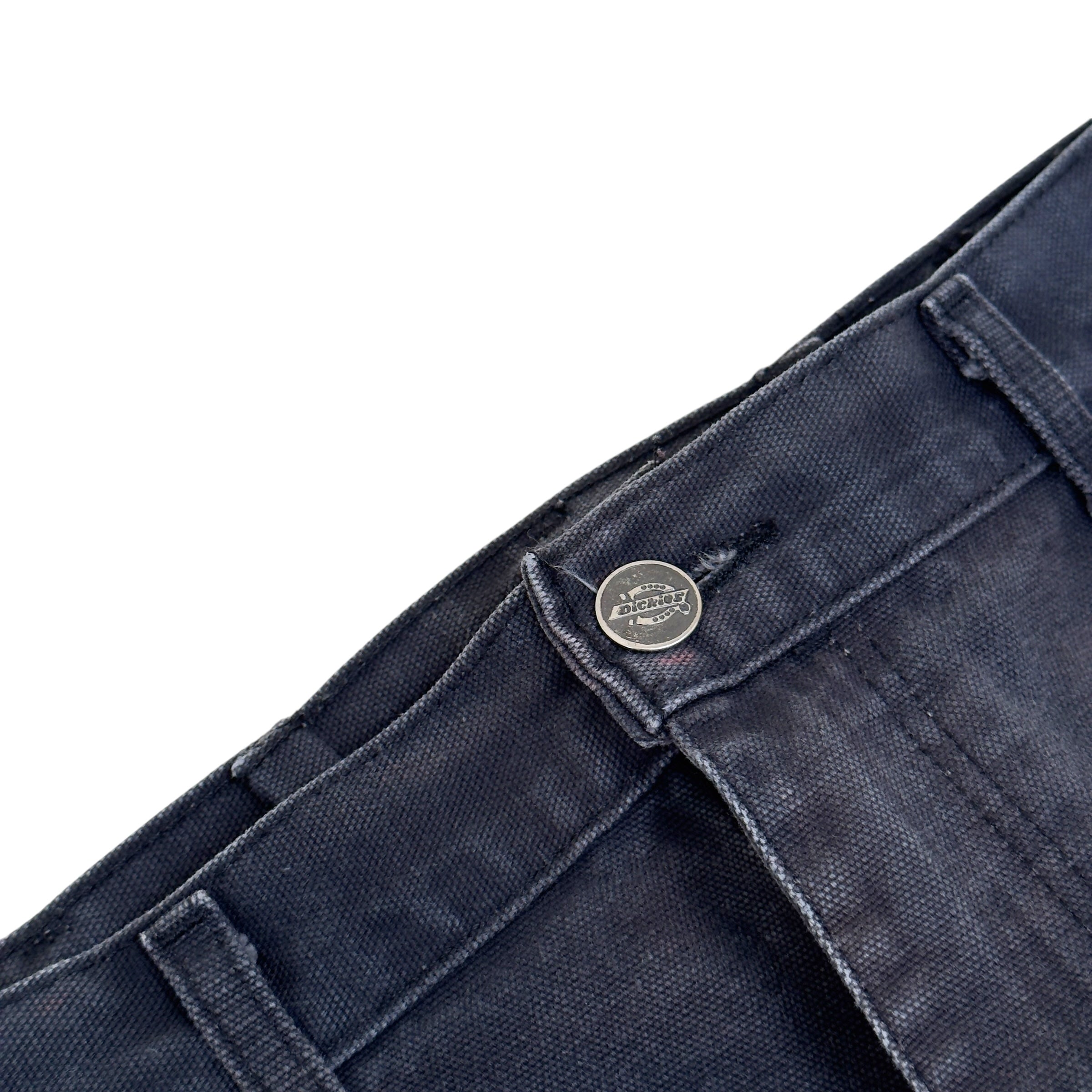 JEANIUS BAR ATELIER CARGO TROUSERS BLACK W32”
