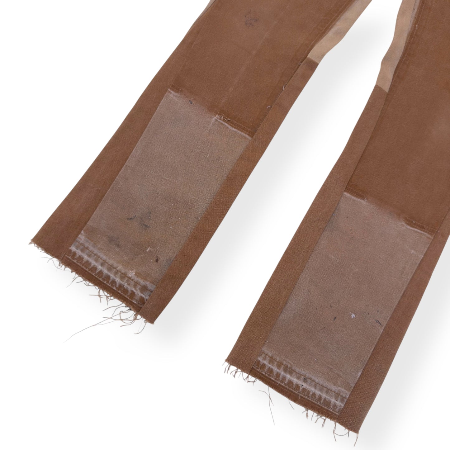 JEANIUS BAR ATELIER PAINT SPLATTER CARGO TROUSERS BEIGE W32”