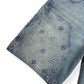 LOUIS VUITTON DENIM CARPENTER SHORTS BLUE W32”
