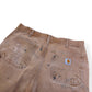 JEANIUS BAR ATELIER PAINT SPLATTER CARGO TROUSERS BEIGE W32”