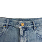 LOUIS VUITTON DENIM CARPENTER SHORTS BLUE W32”