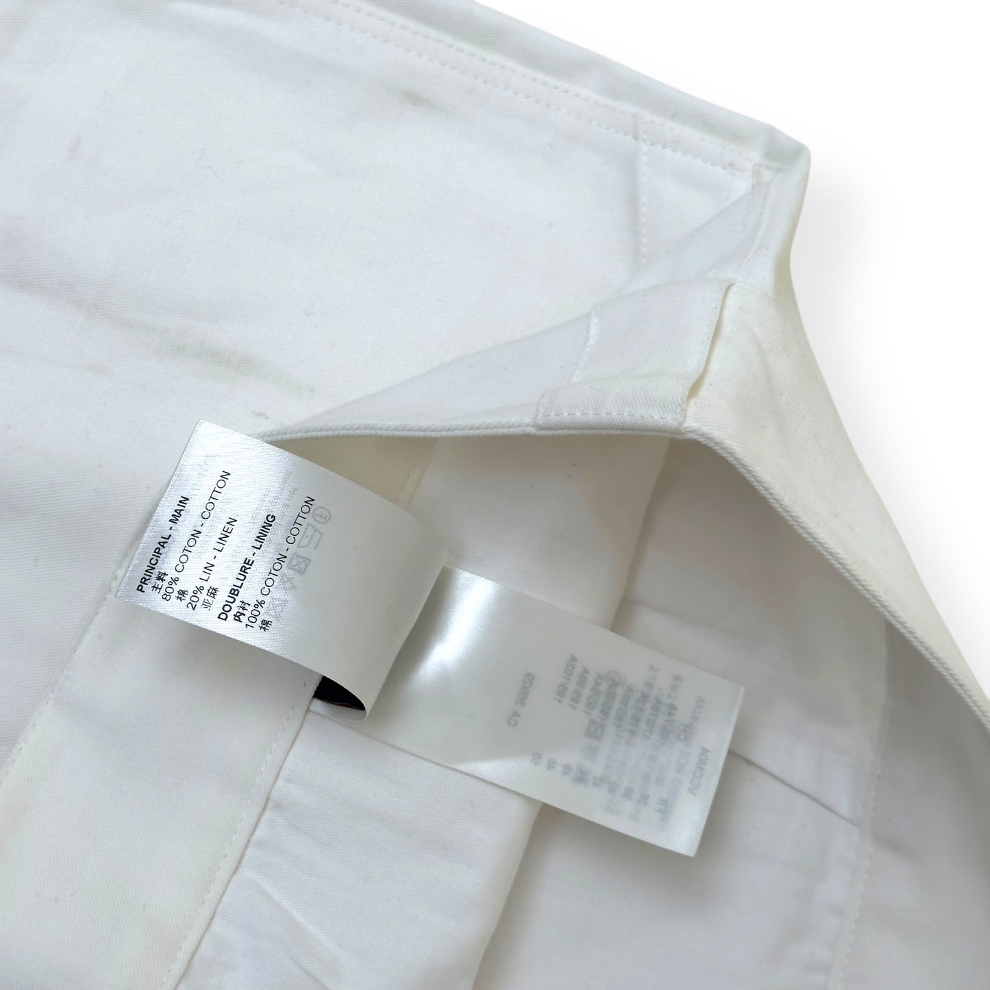 LOUIS VUITTON SOFT CARGO SHORTS LUXURY WHITE 44 / L