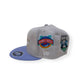 SUPREME CHAMPIONSHIP BOX LOGO NEW ERA FLAT CAP GREY / PURPLE