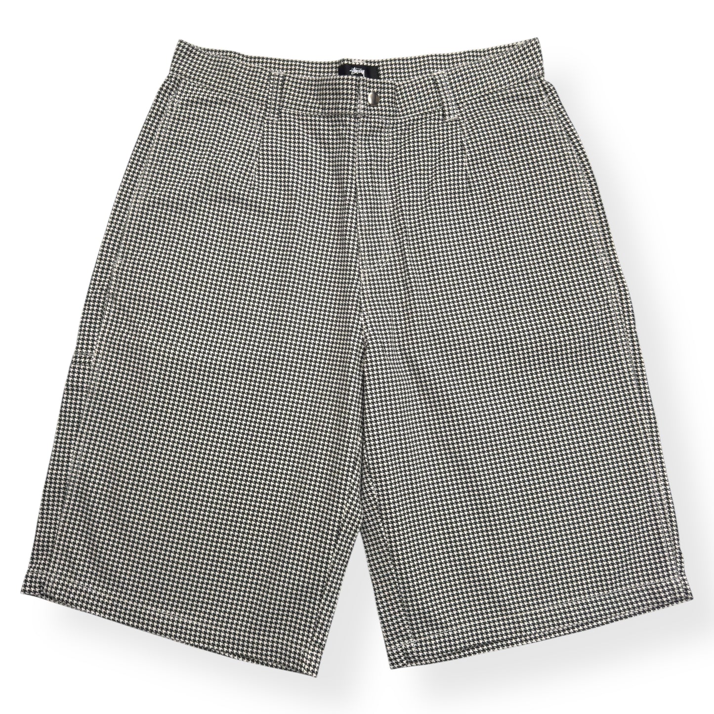 STÜSSY WORKGEAR SHORTS ‘HOUNDSTOOTH’ W32”