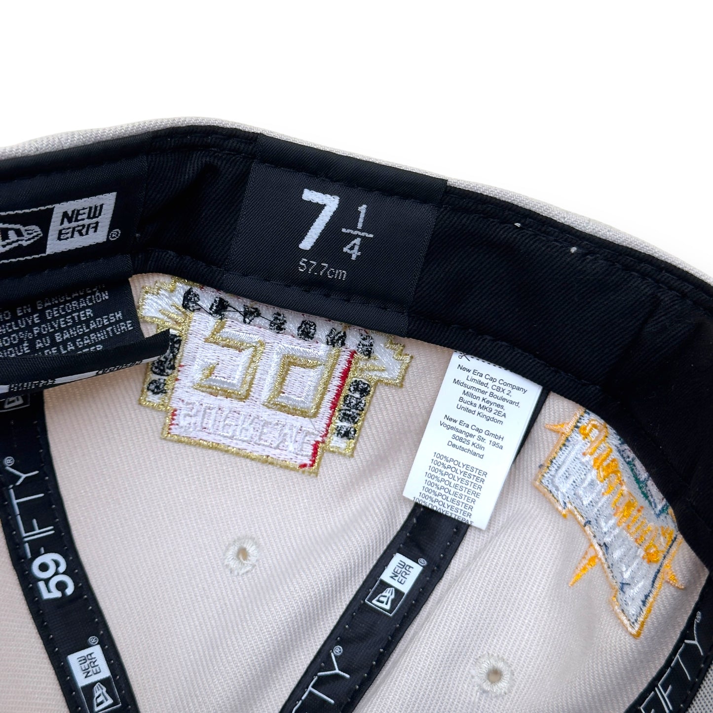 SUPREME CHAMPIONSHIP BOX LOGO NEW ERA FLAT CAP GREY / PURPLE