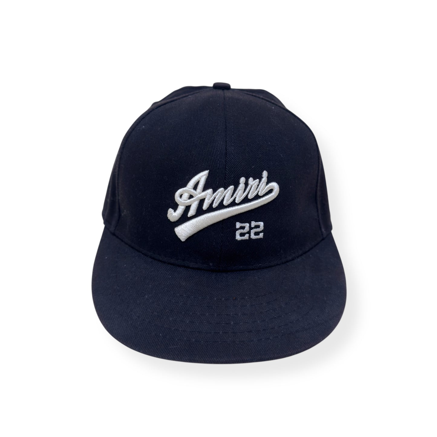 AMIRI LOGO 22 BASEBALL CAP BLACK / WHITE S