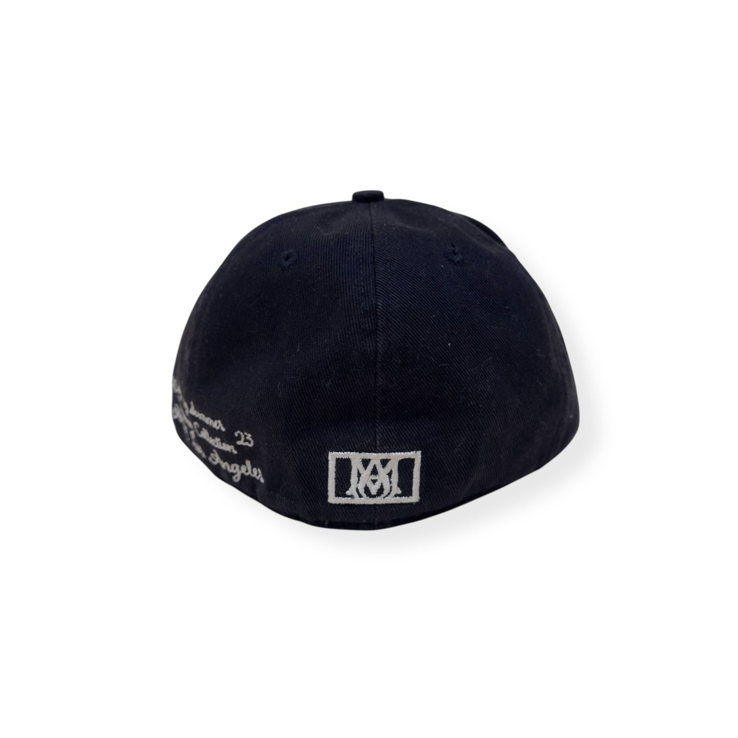 AMIRI LOGO 22 BASEBALL CAP BLACK / WHITE S