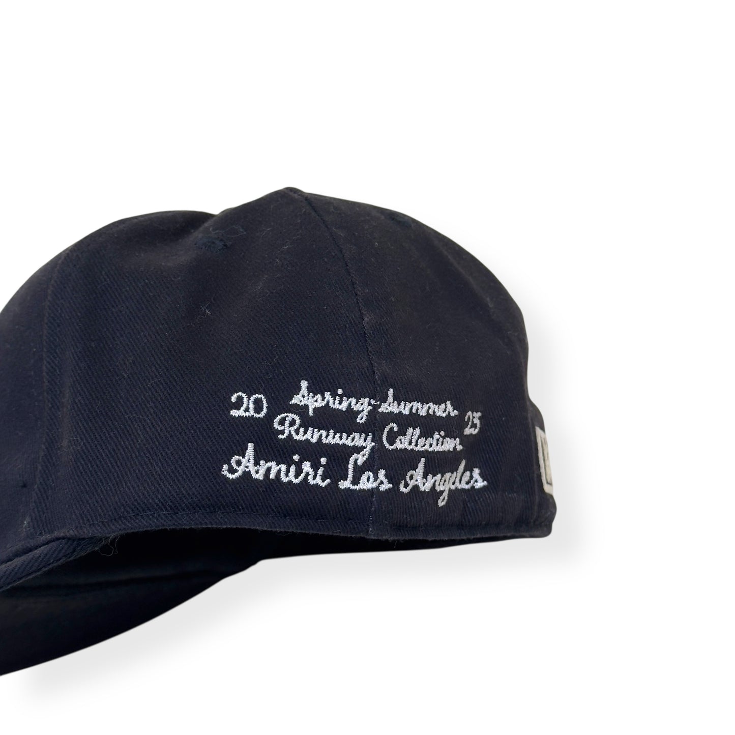 AMIRI LOGO 22 BASEBALL CAP BLACK / WHITE S