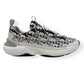 DIOR B24 OBLIQUE CANNAGE MOTIF SNEAKER WHITE / BLACK 43 / UK9