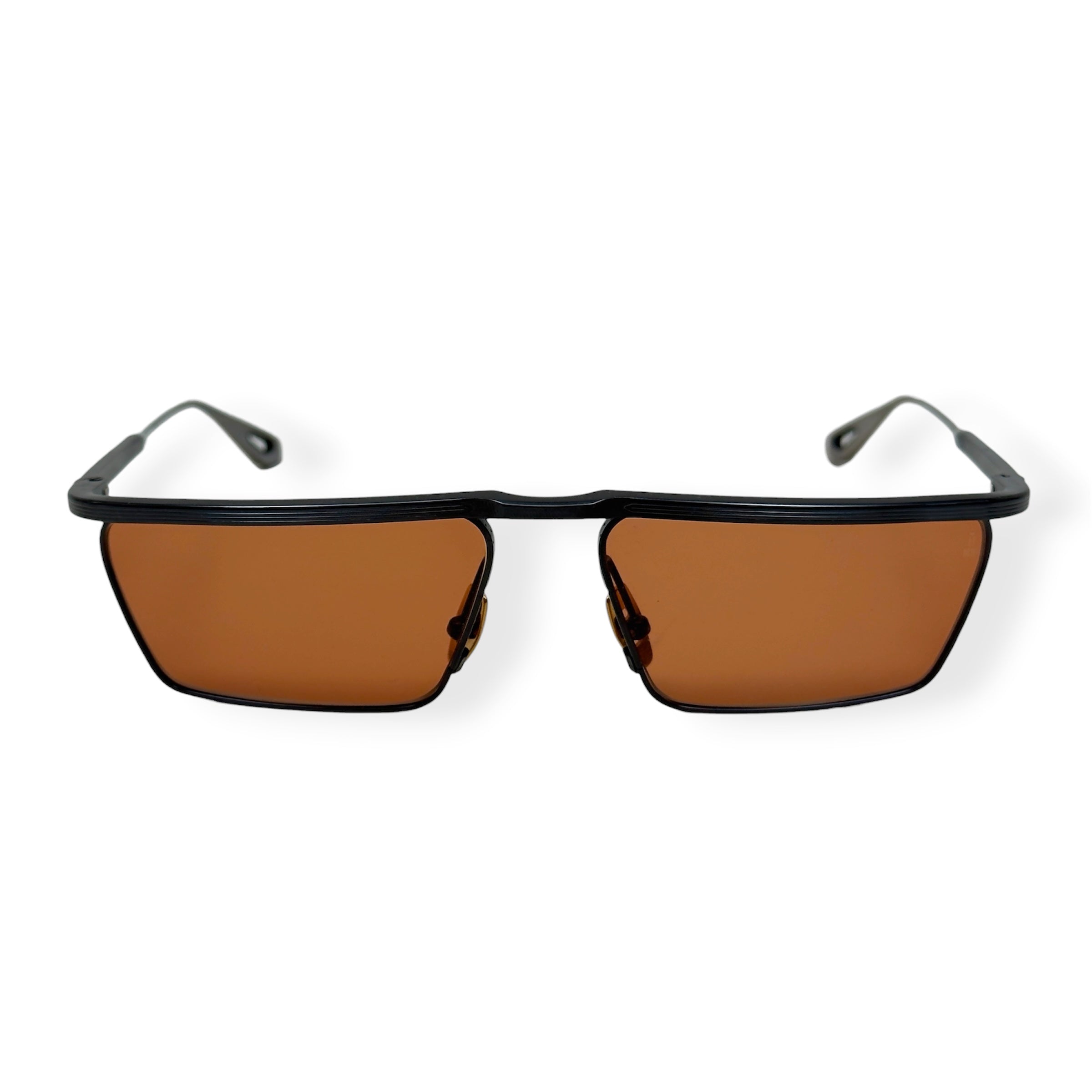 JACQUES MARIE MAGE BOGART LIMITED EDITION SUNGLASSES BLACK / ORANGE 143/200