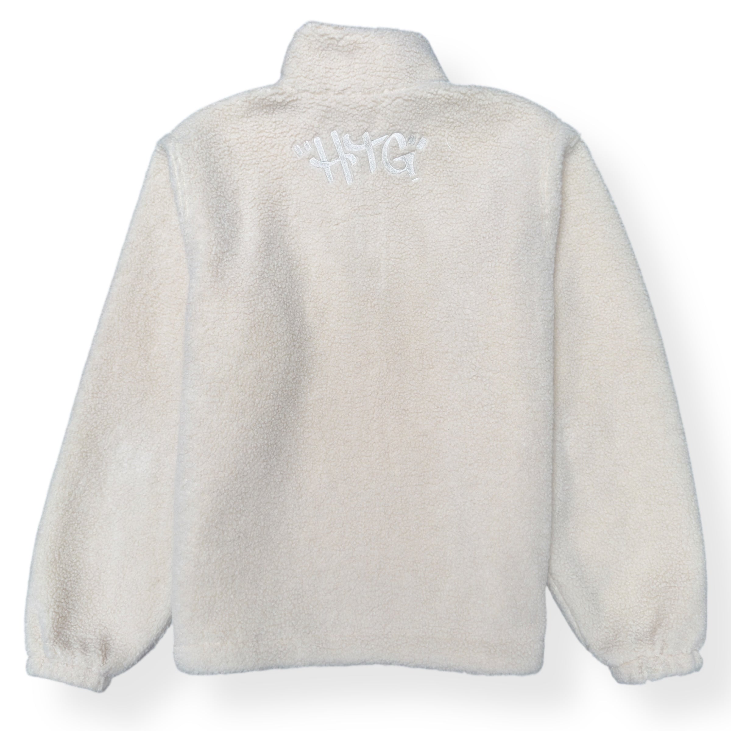HONOR THE GIFT SCRIPT SHERPA QUATER ZIP JACKET BONE M