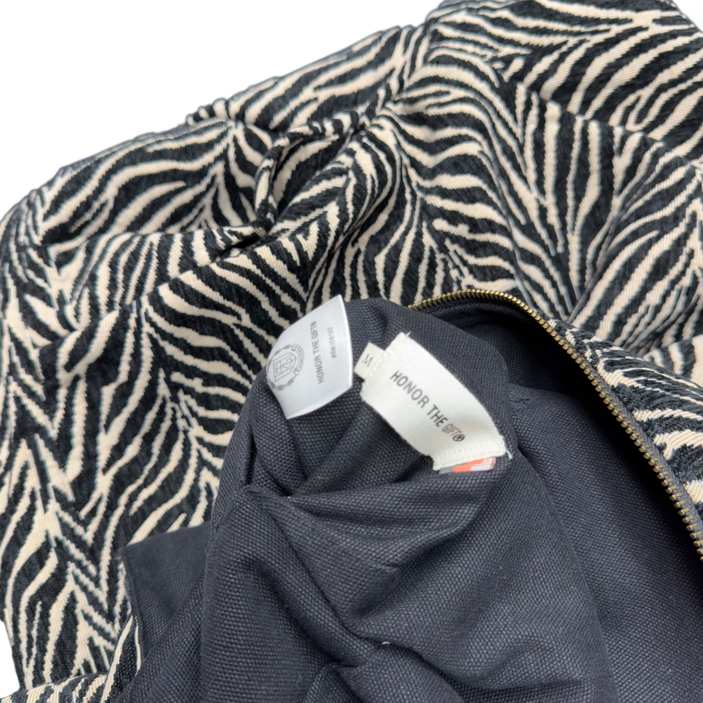HONOR THE GIFT REVERISBLE WORK JACKET BLACK / WHITE M