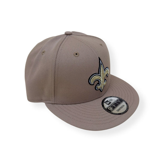 NEW ERA NEW ORLEANS SAINTS 9FIFTY FLAT CAP GREY / GOLD