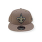 NEW ERA NEW ORLEANS SAINTS 9FIFTY FLAT CAP GREY / GOLD
