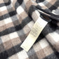 RICK OWENS AW19 ‘LARRY’ WOOL CHECKED JACKET BROWN 50 / M