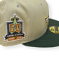 NEW ERA LOS ANGELES 50TH ANNIVERSARY 59FIFTY FLAT CAP CREAM / GREEN