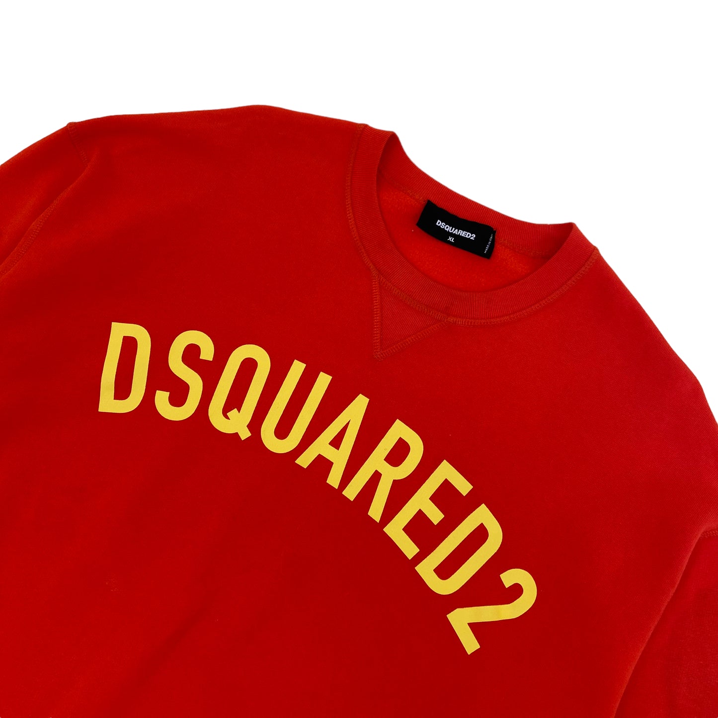 DSQUARED2 SWEATSHIRT ORANGE XL