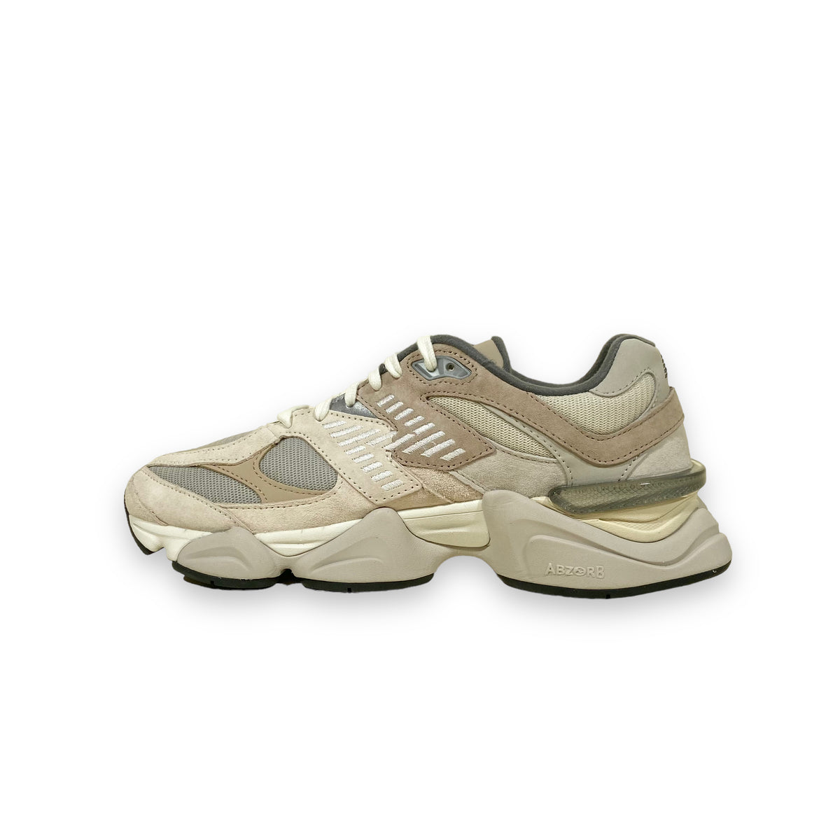 NEW BALANCE 9060 SUEDE SNEAKERS GREY UK8