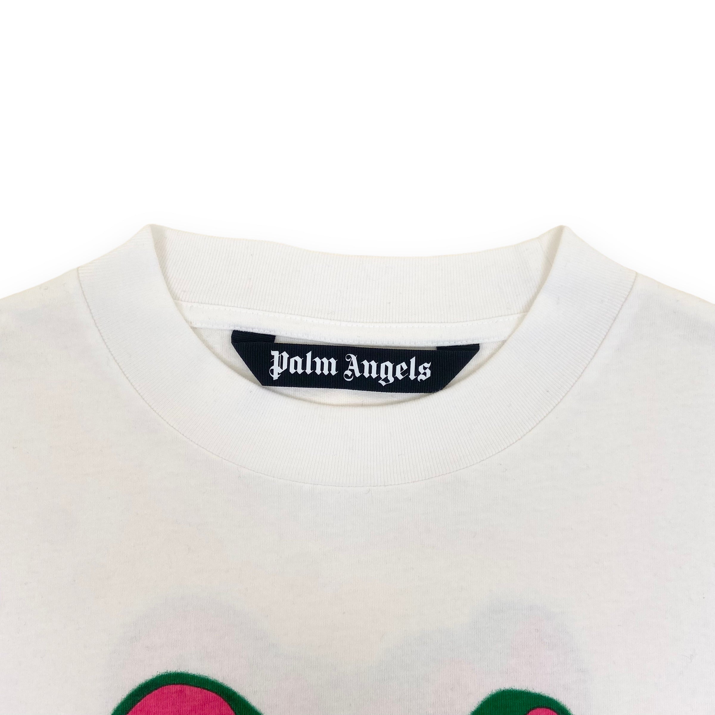 PALM ANGELS SPRAY T-SHIRT WHITE M