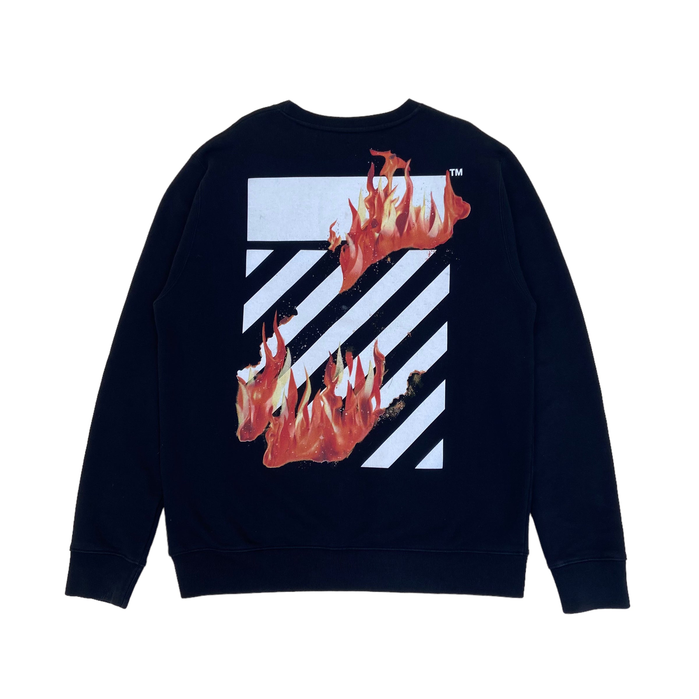 OFF-WHITE SWEATSHIRT BLACK L