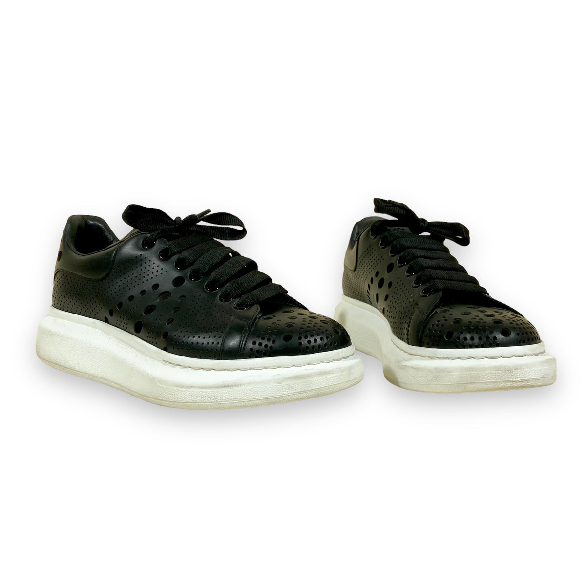 ALEXANDER MCQUEEN OVERSIZED SNEAKERS BLACK UK10