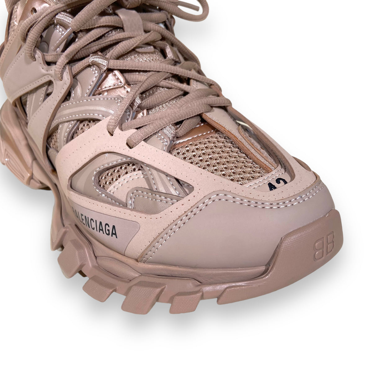 BALENCIAGA TRACK RUNNERS BEIGE UK8