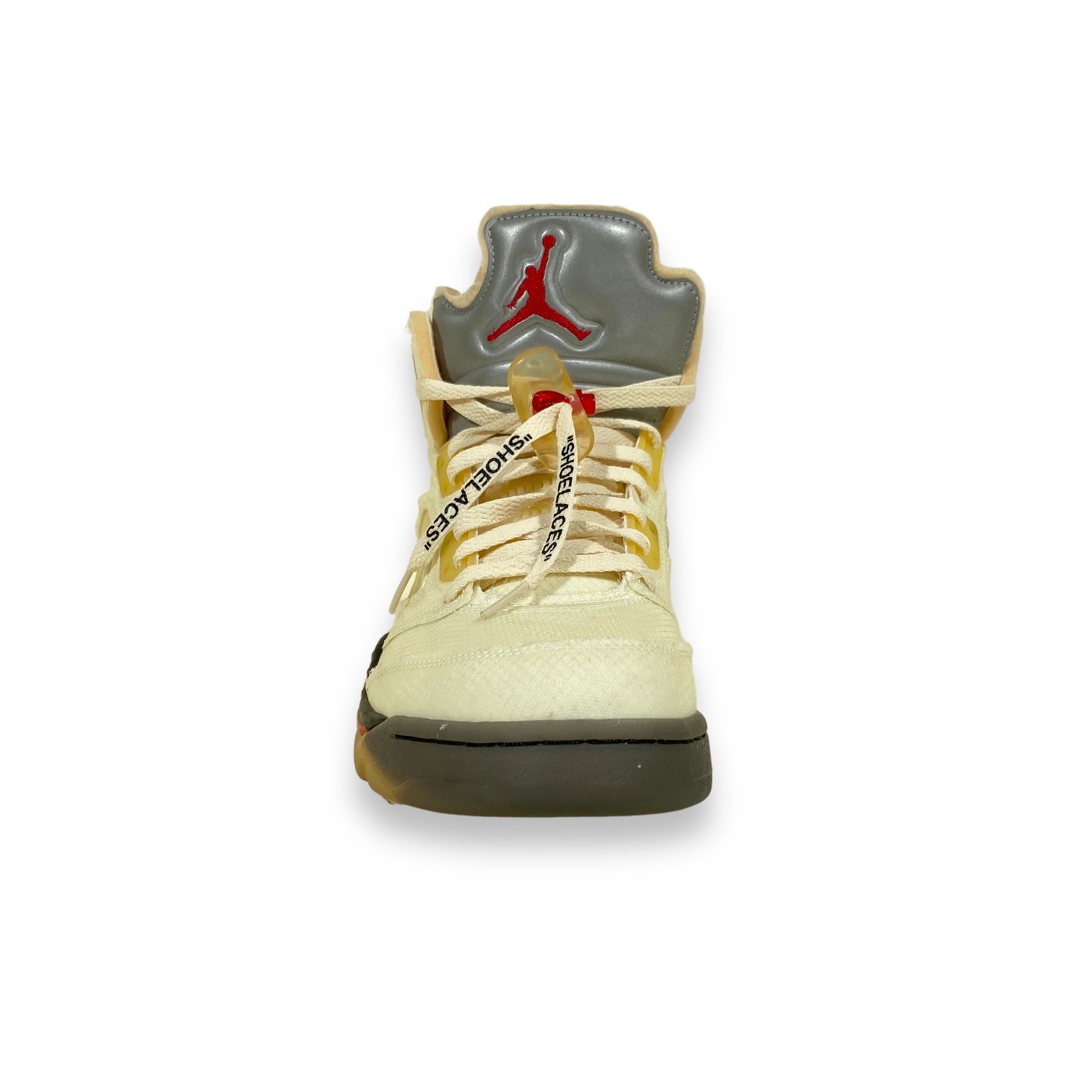 OFF WHITE X JORDAN 5 SAIL SNEAKERS UK10