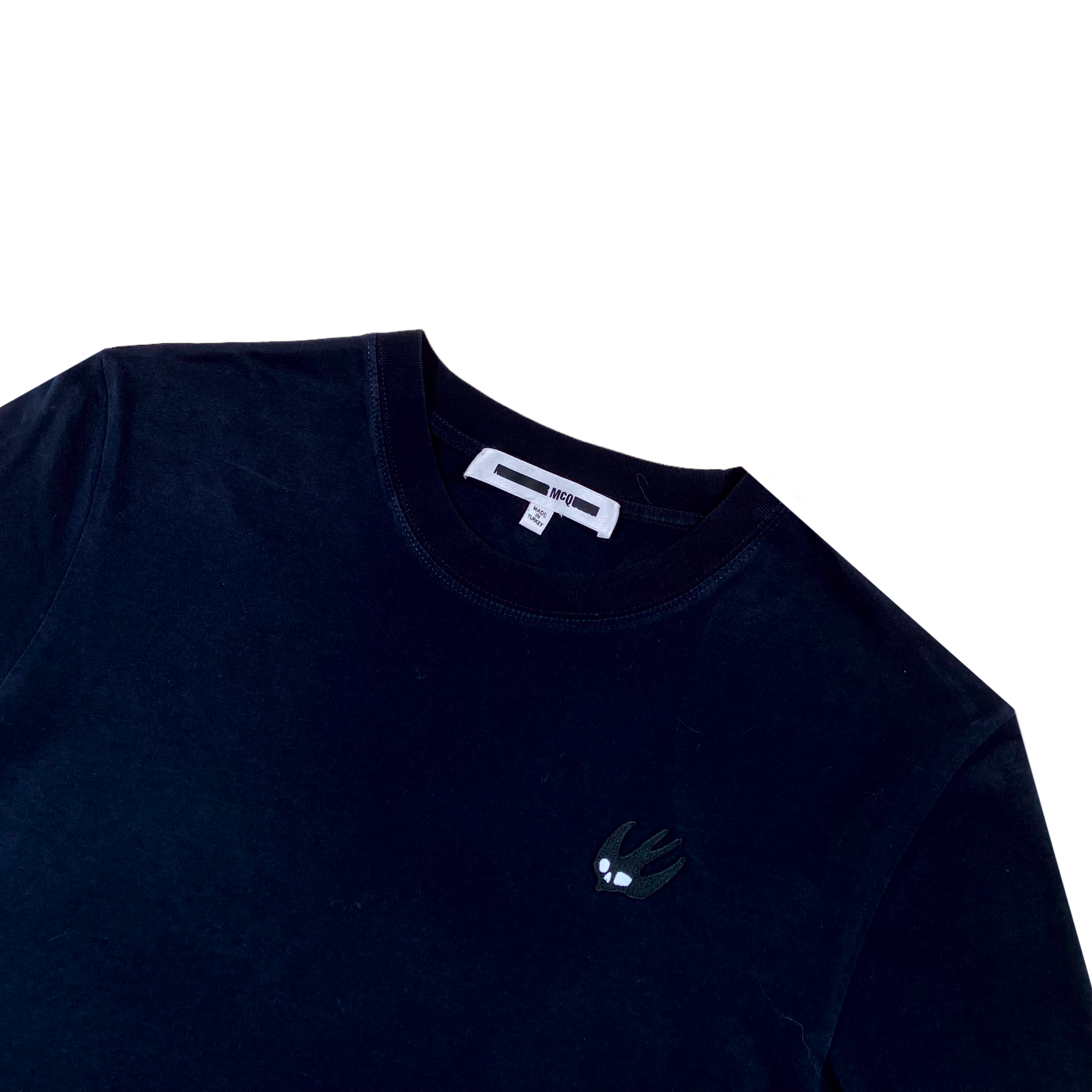 MCQ ALEXANDER MCQUEEN SWALLOW T-SHIRT NAVY XS