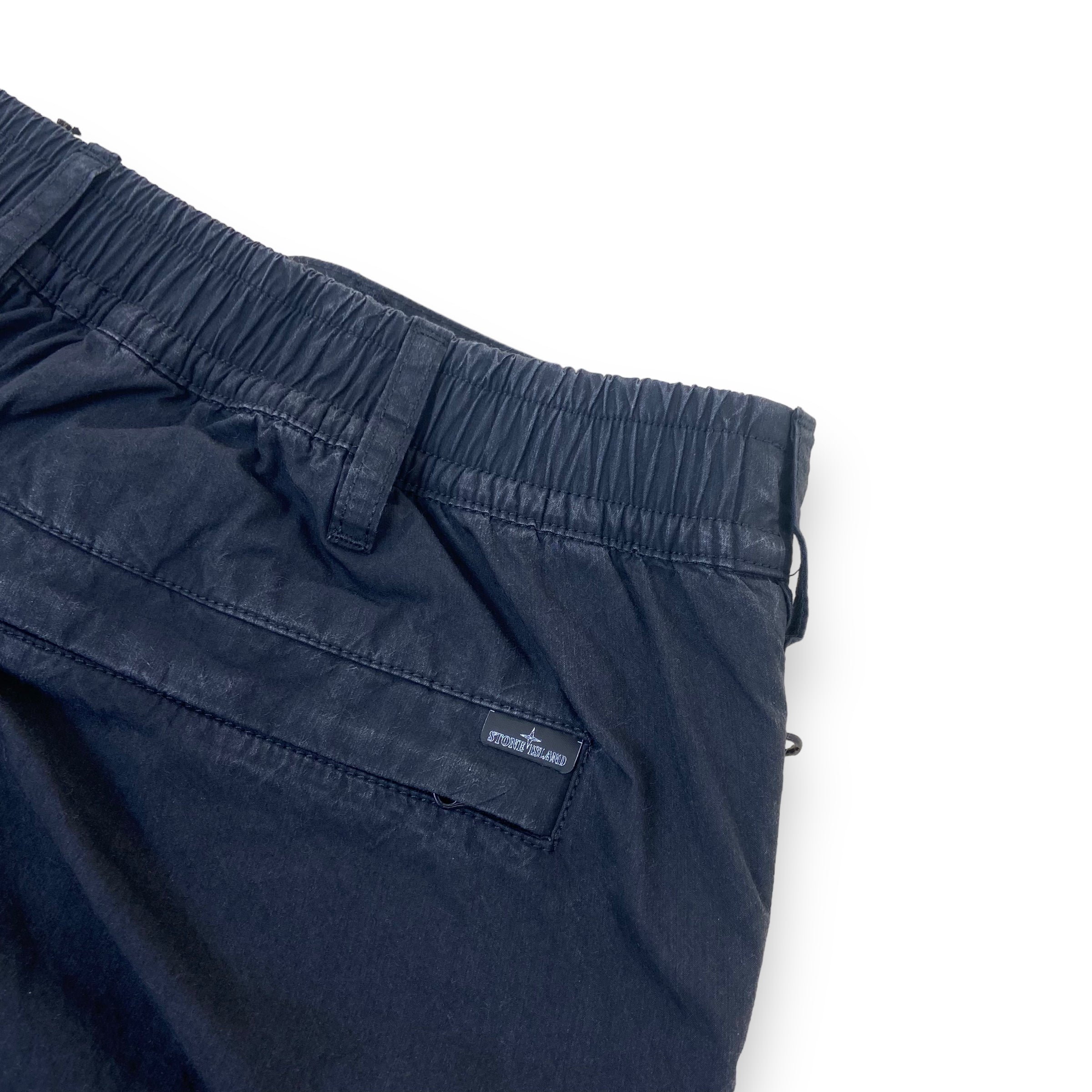 STONE ISLAND AW20 SHADOW PROJECT CARGO PANTS BLACK 30W