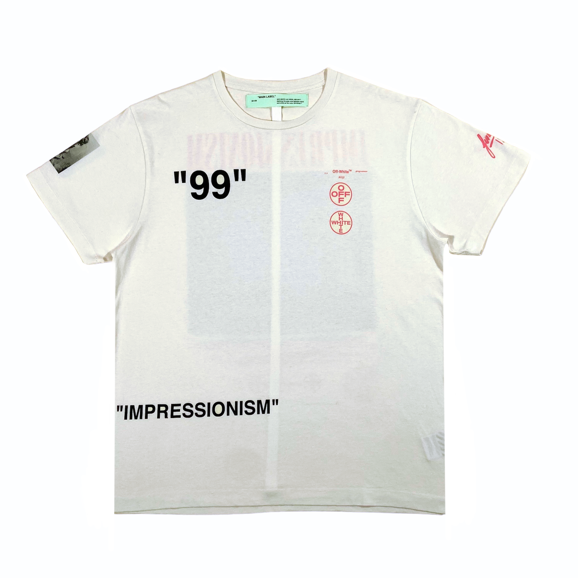 OFF-WHITE IMPRESSIONISM T-SHIRT WHITE XS