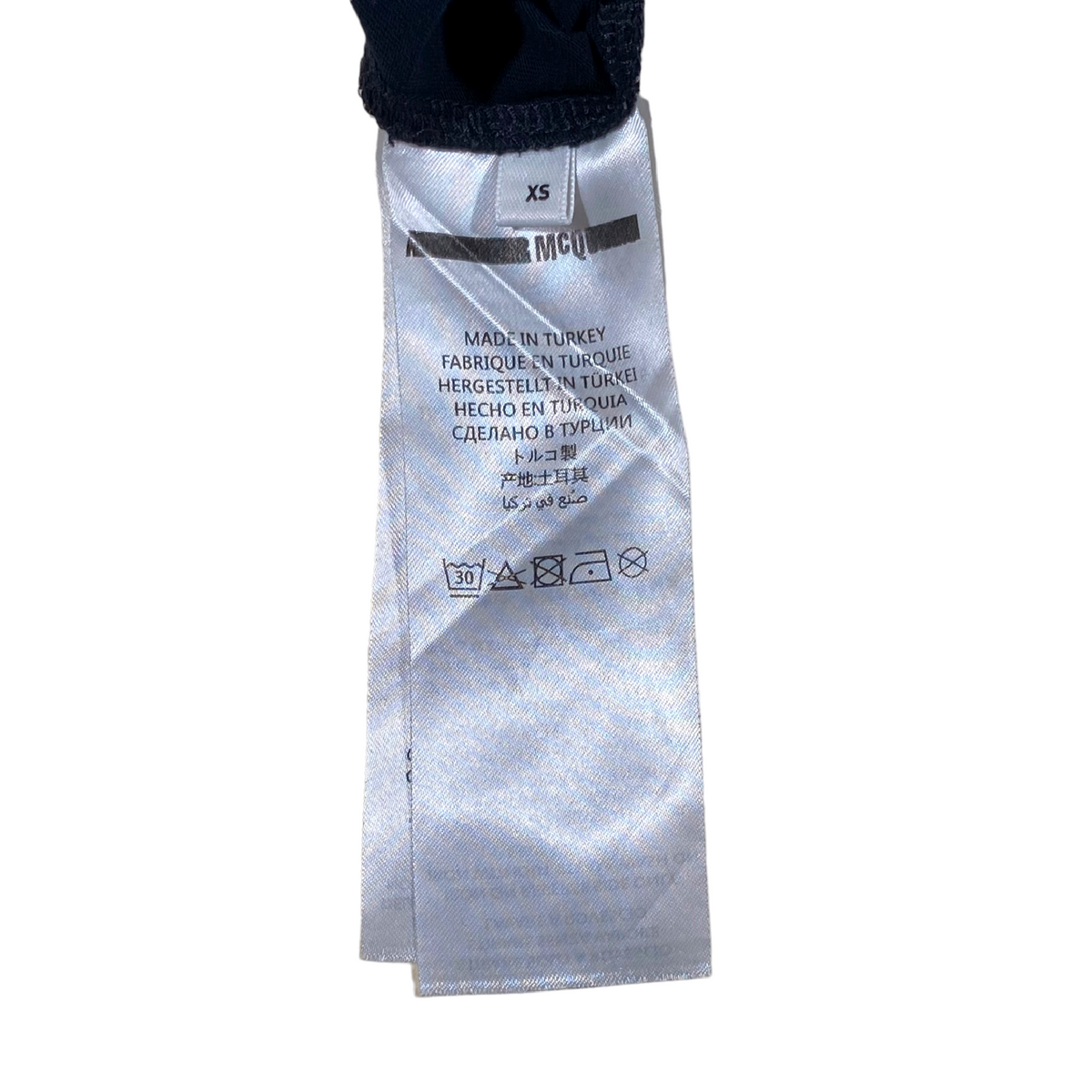 MCQ ALEXANDER MCQUEEN SWALLOW T-SHIRT NAVY XS
