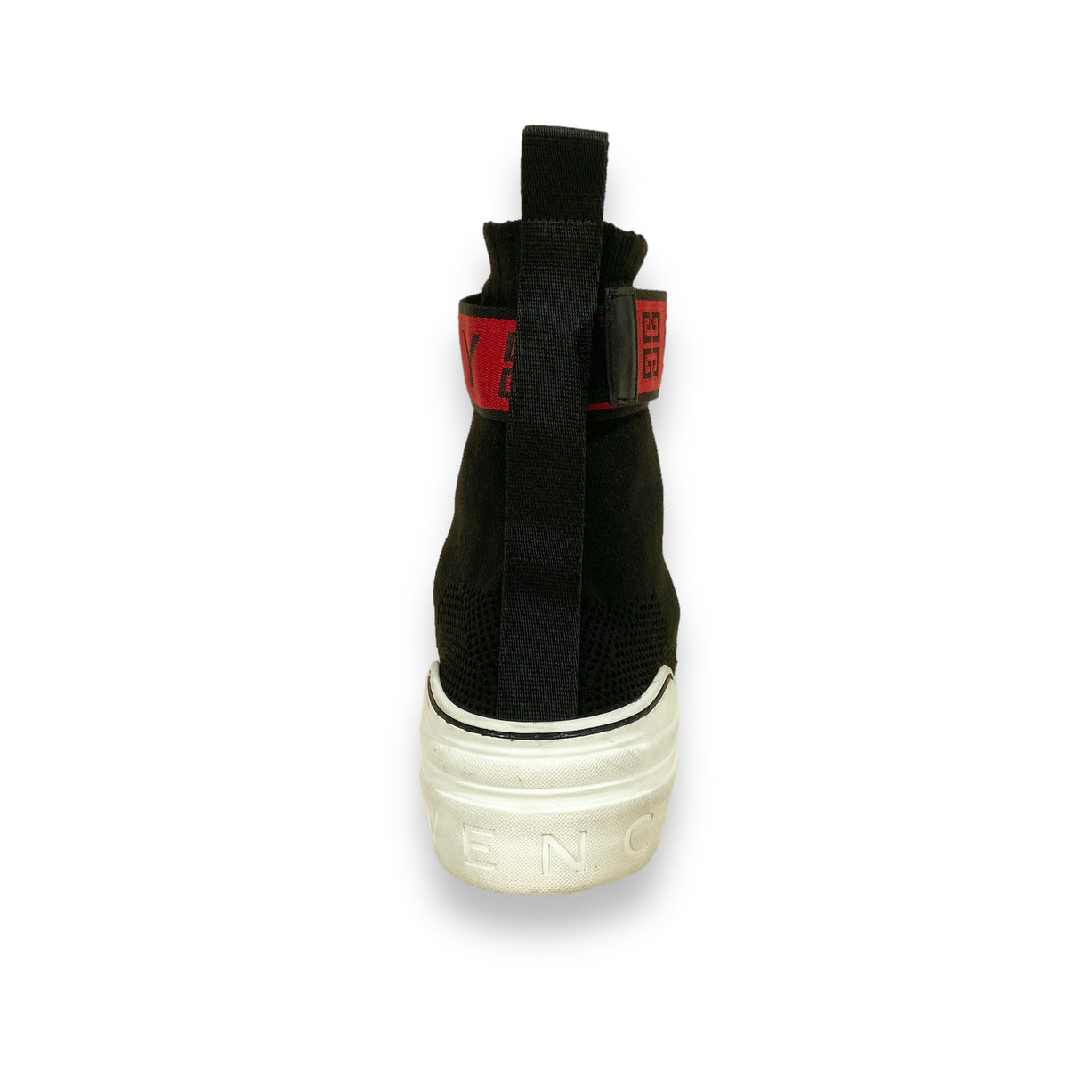 GIVENCHY GEORGE V SOCK HIGH TOP SNEAKER BLACK UK10