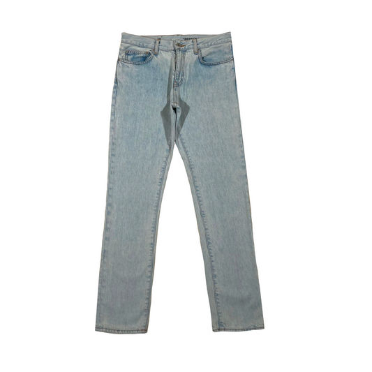 OFF-WHITE WASHED DENIM JEANS 31W