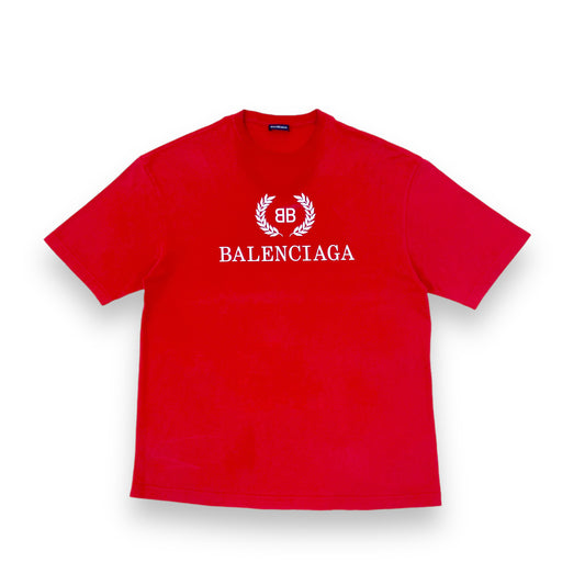 BALENCIAGA T-SHIRT RED XS