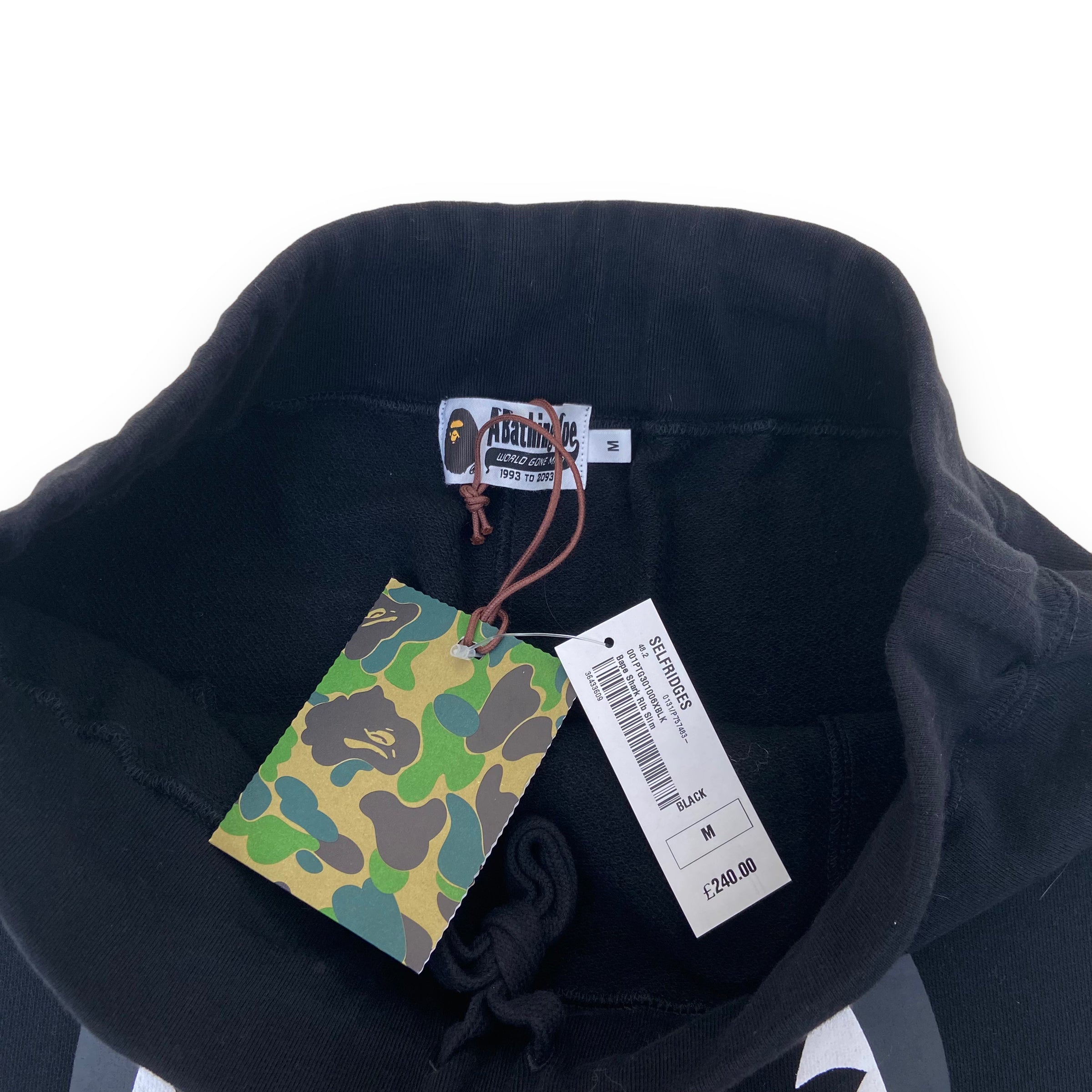 BAPE JOGGERS BLACK M