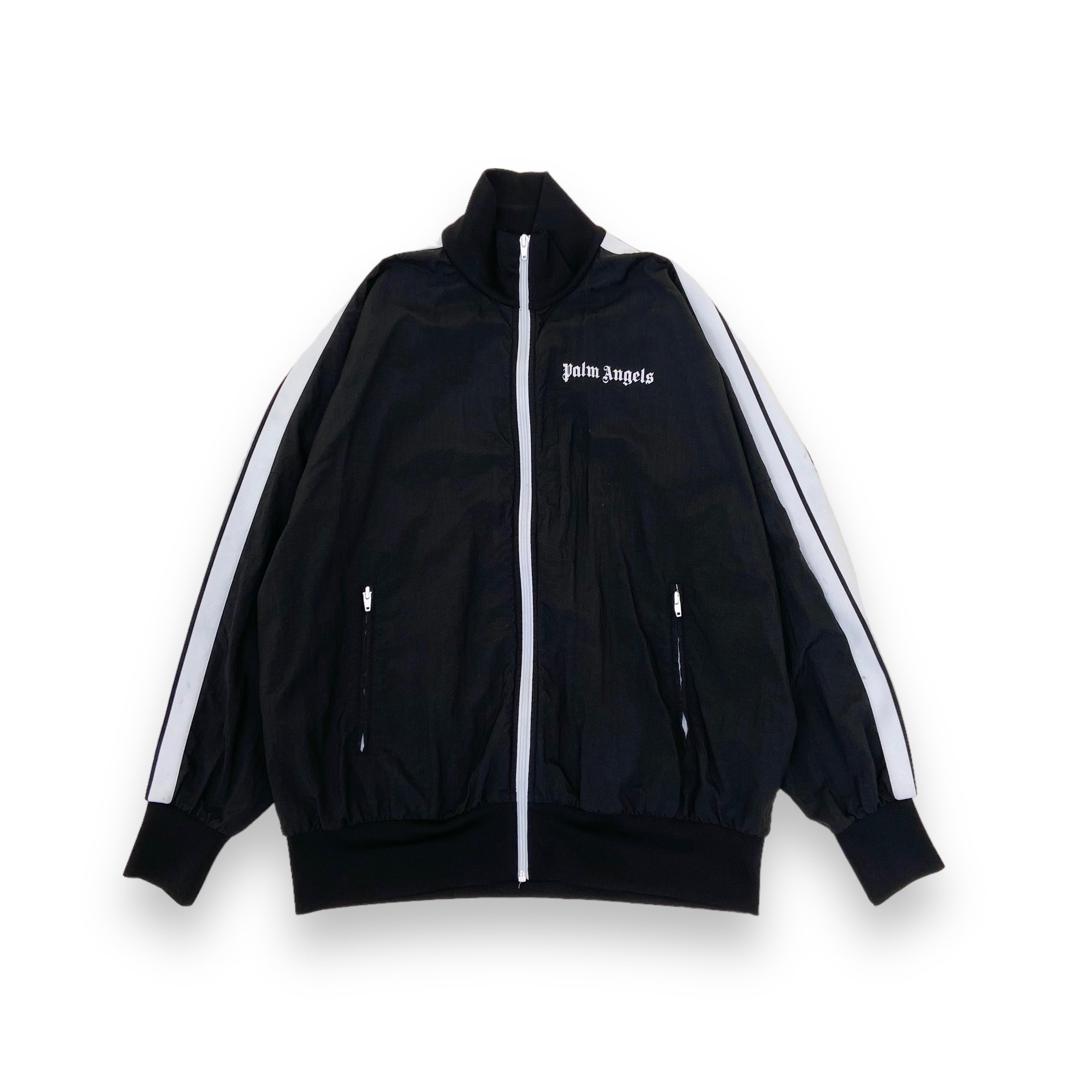 PALM ANGELS WINDBREAKER JACKET BLACK M