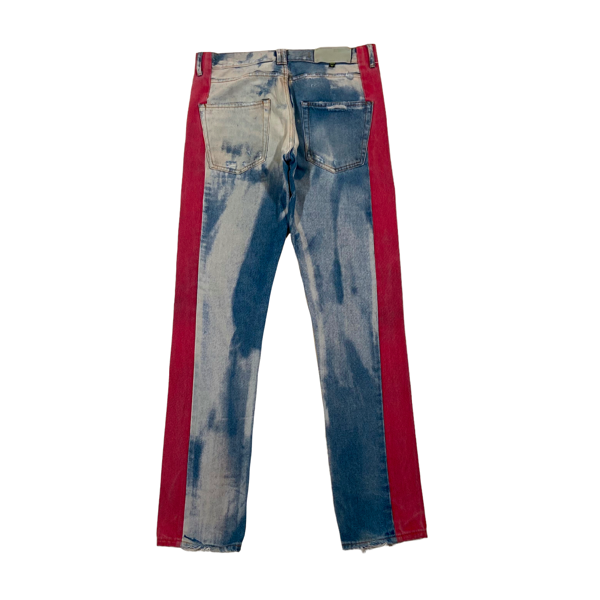 OFF-WHITE WASHED DENIM JEANS 31W