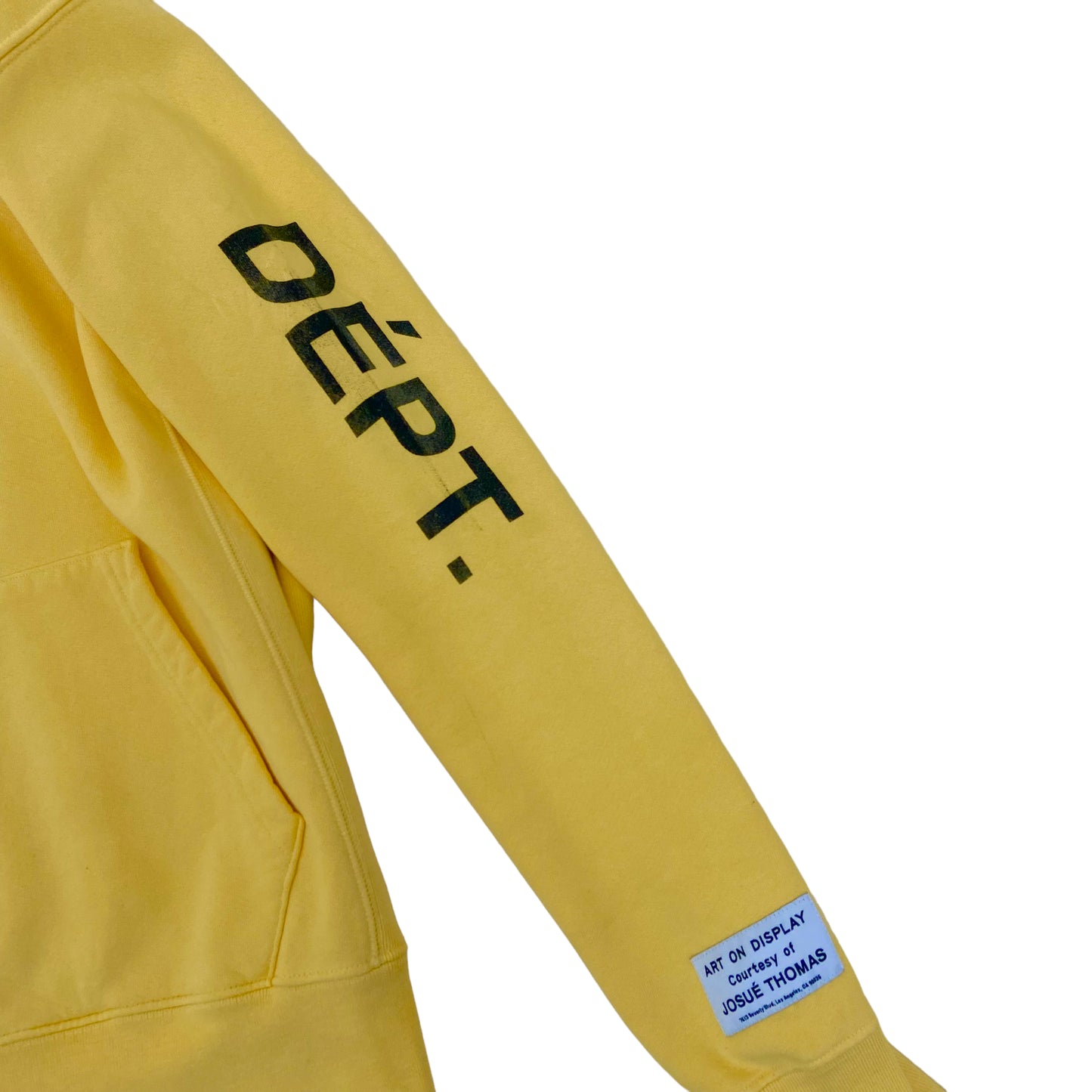 GALLERY DEPT. REVERSIBLE HOODIE YELLOW XL