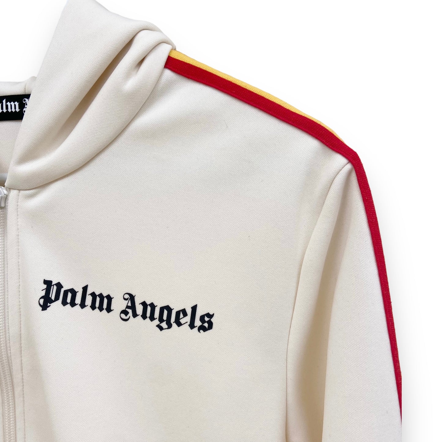 PALM ANGELS HOODIE WHITE S