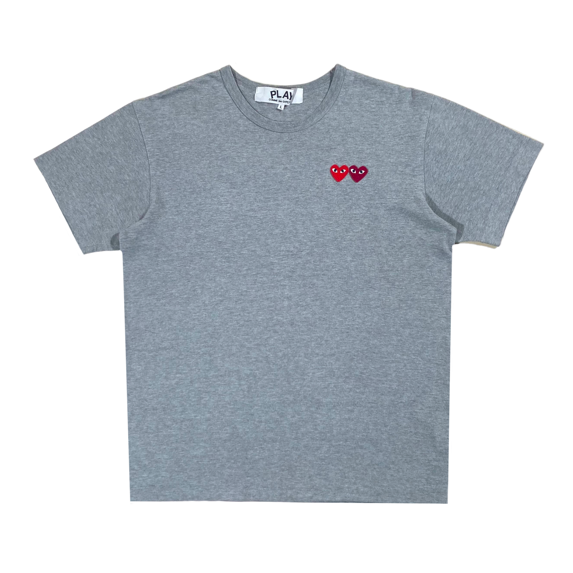 CDG PLAY T-SHIRT GREY L