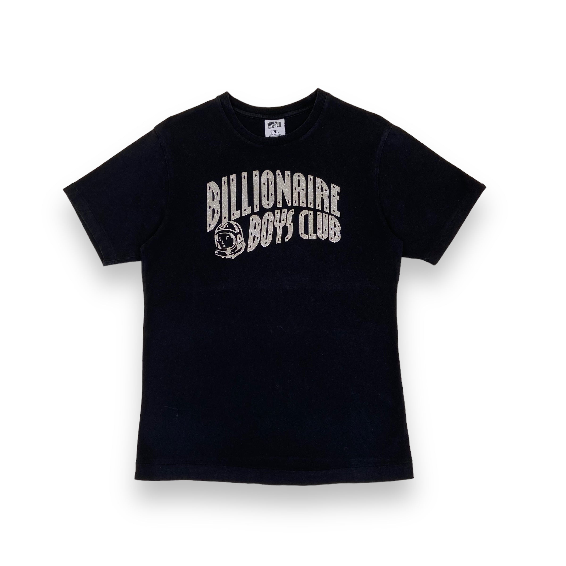 BILLIONAIRE BOYS CLUB GLITTER T-SHIRT BLACK L