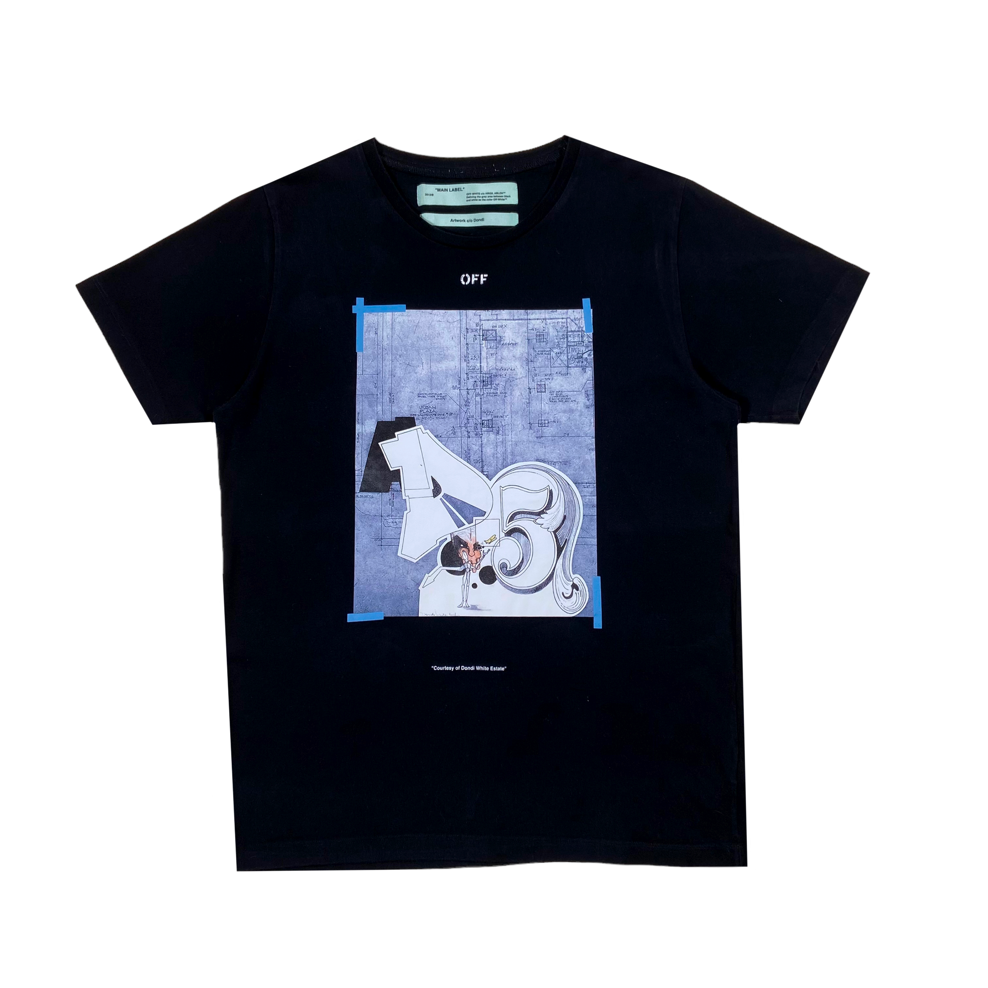 OFF-WHITE X DONDI T-SHIRT BLACK XL