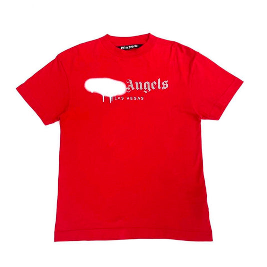 PALM ANGELS SPRAY PAINT T-SHIRT RED S