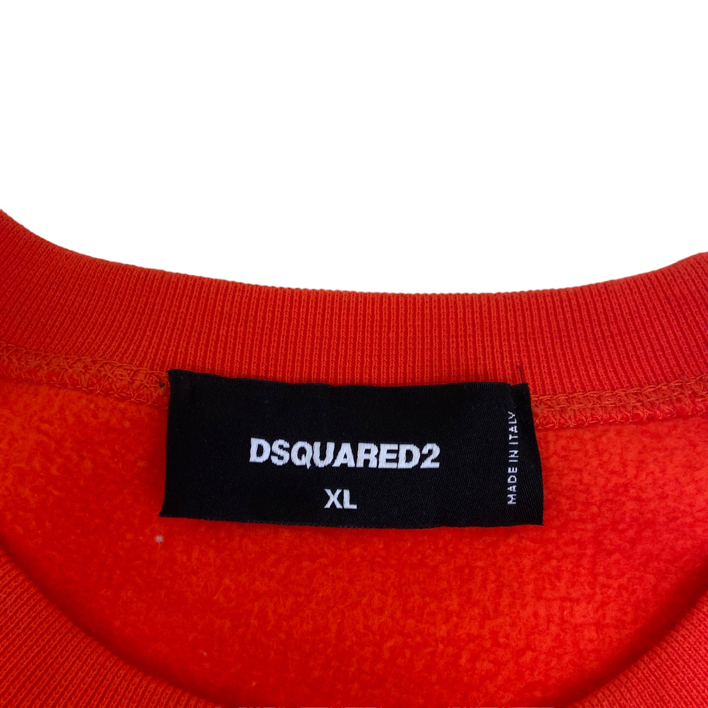 DSQUARED2 SWEATSHIRT ORANGE XL