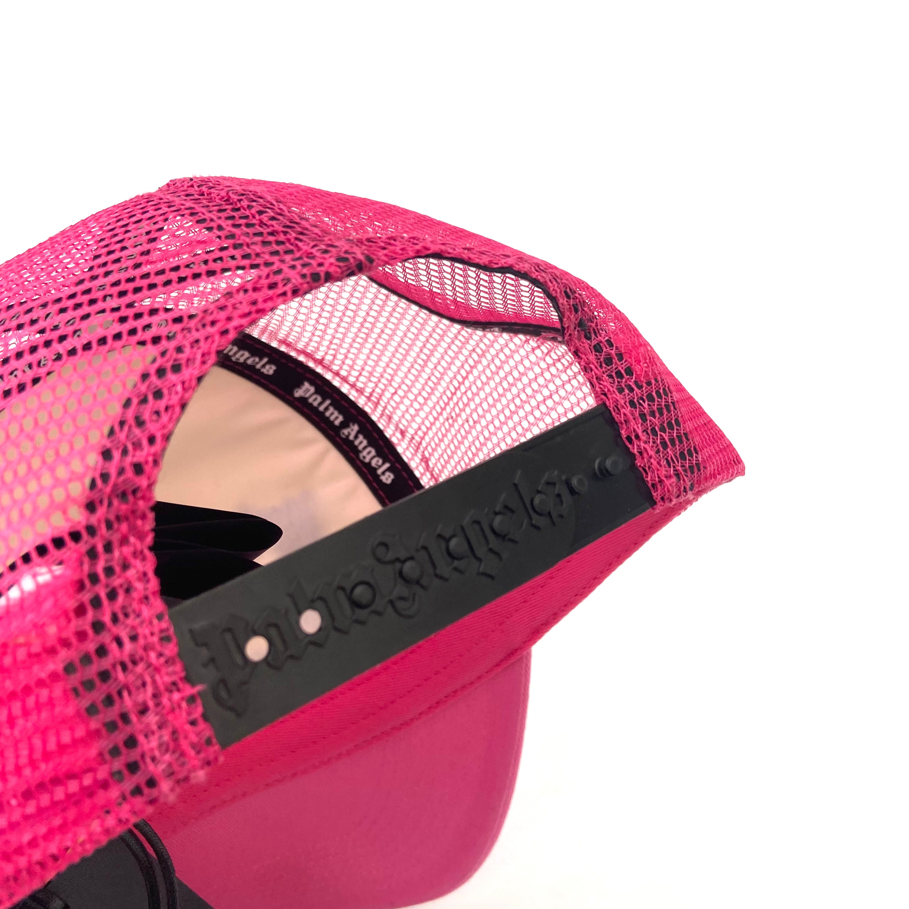 PALM ANGELS TRUCKER HAT PINK