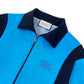 GUCCI TIGER PATCH TECHNICAL JERSEY JACKET BLUE M