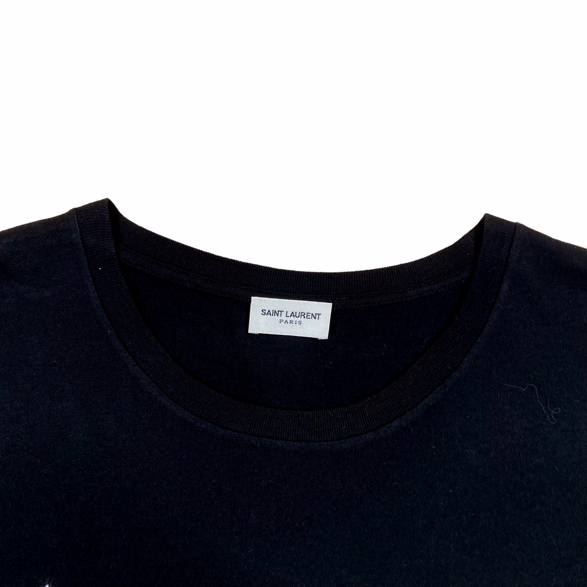 SAINT LAURENT PALM T-SHIRT BLACK XL